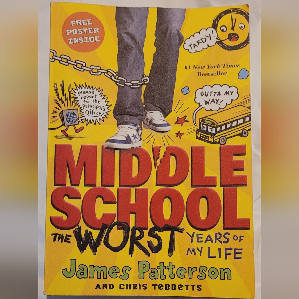 Middle School The Worst Years of My Life James Patterson Paperback Novel